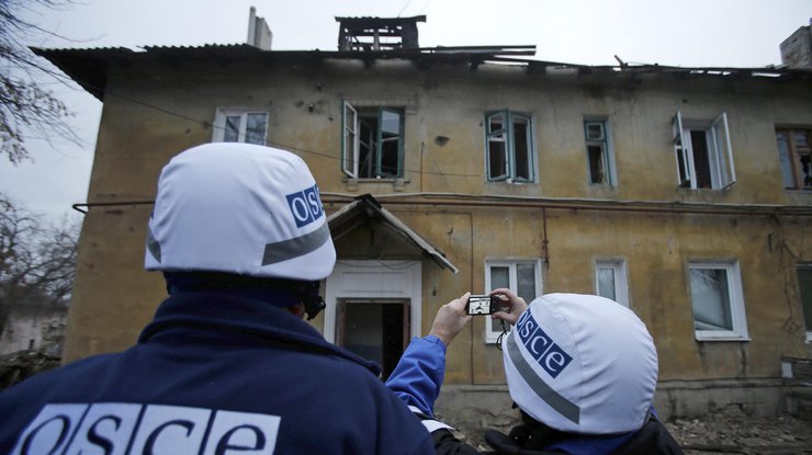 ОБСЕ зафиксировала 370 взрывов в Донецкой области