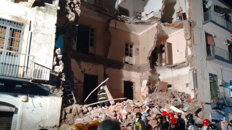 На Сицилии прогремел взрыв в жилом доме 