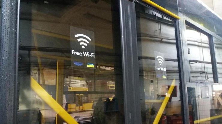 В троллейбусах Киева появился бесплатный Wi-Fi