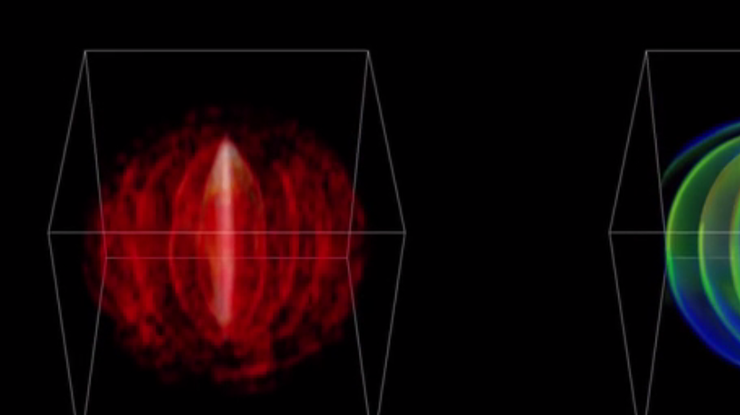Астрономы показали уникальное фото спиральной звезды. Фото: кадр из видео