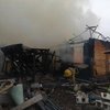 В Киеве во время пожара сгорели два дома