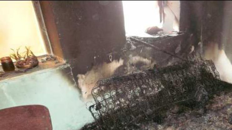 На Донбассе заживл сгорели два взрослых и ребенок