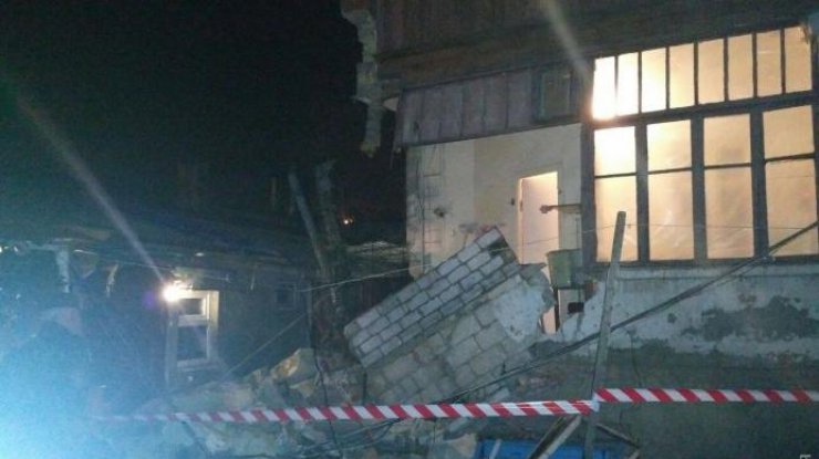 В Одессе обрушилась часть жилого дома