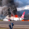 В Перу во время посадки загорелся самолет: появилось видео 