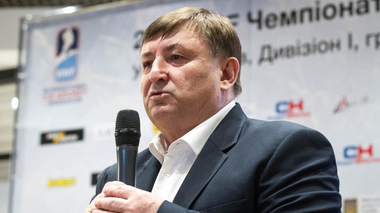 Президент Федерации хоккея Украины Анатолий Бревзин