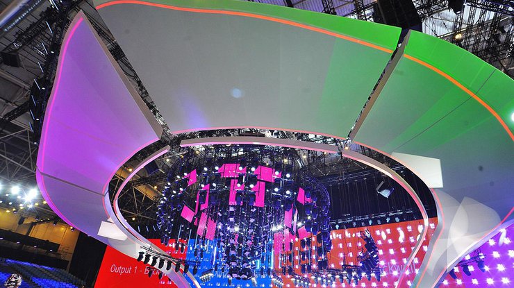 Главная сцена Евровидения-2017 полностью достроена. Фото: UA:Перший