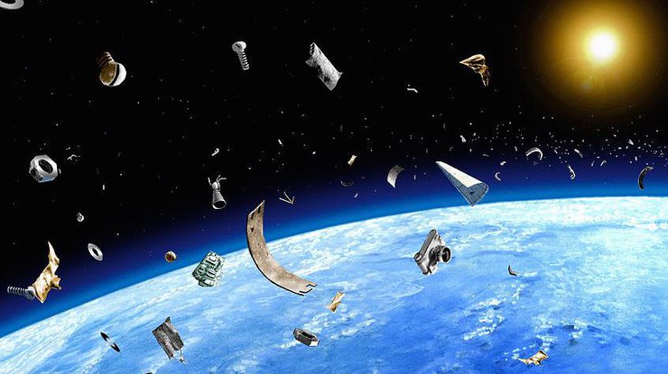 Ученые подсчитали количество мусор на орбите Земли