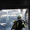 В Киеве на складе металлопластиковых окон вспыхнул масштабный пожар (фото)