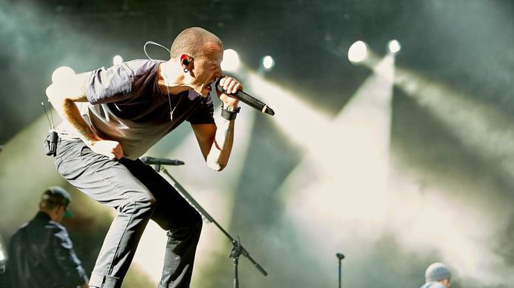 Linkin Park во время концерта