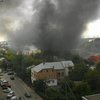 Во Львове горит завод: черный дым окутал город (видео) 