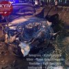 Масштабное ДТП в Киеве: из-за лопнувшего колеса столкнулись четыре автомобиля 