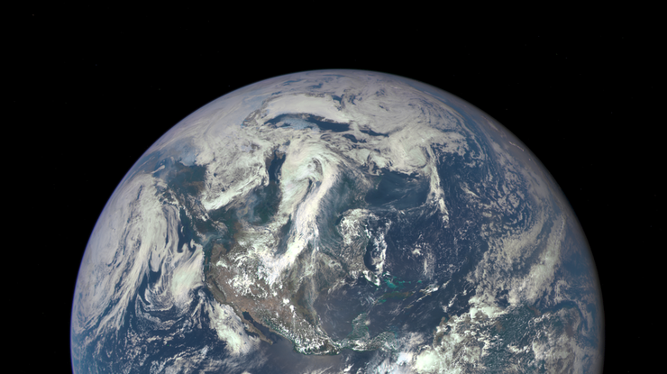 Поздние снимки Земли не менее очаровательны. Фото NASA