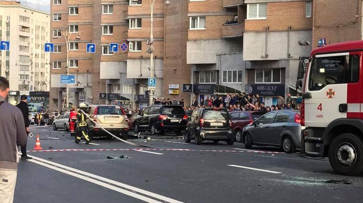 Взрыв авто в центре Киева: у правоохранителей есть видео с организатором 