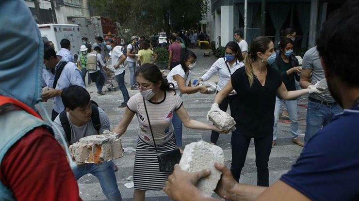Землетрясение в Мексике / Фото: из Twitter 