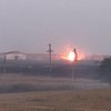 Пожар на складе боеприпасов под Мариуполем: видео с места взрывов