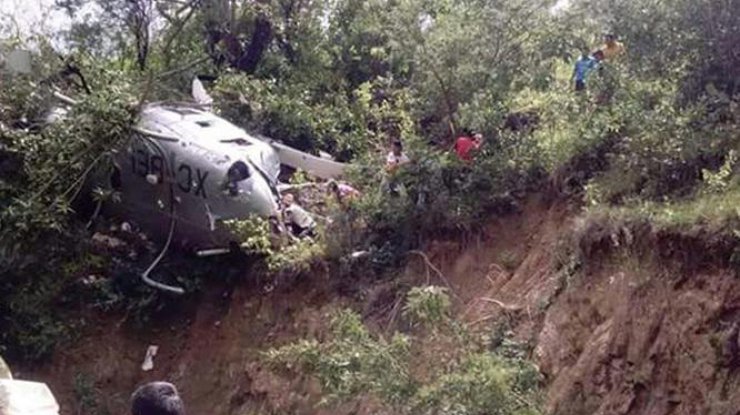 В Мексике разбился вертолет с помощью для пострадавших от землетрясения