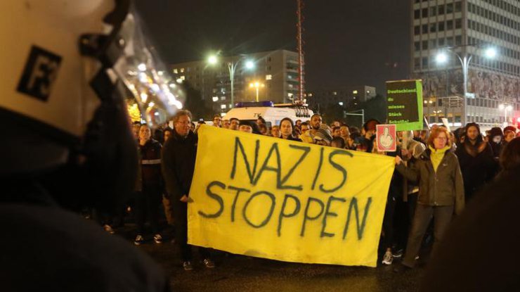 Выборы в Германии: жители Берлина вышли на протест