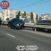 Киевский Шумахер: водитель Audi "прокатился" по отбойнику (фото)  