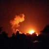 Взрыв в Калиновке: в тушении пожара задействовали пожарные танки
