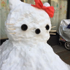 Японцы поделились снимками невероятных снеговиков