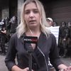 В Киеве на глазах у полиции напали на журналистку