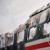 В Германии поезд сгорел на ходу (фото)