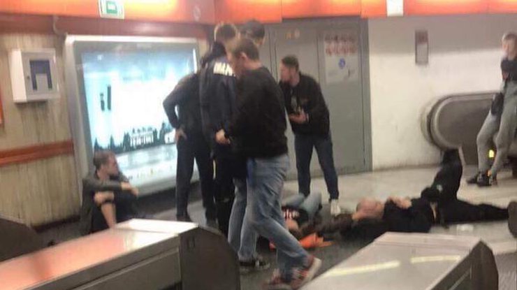В метро Рима произошла авария. Фото: twitter.com/cska_se