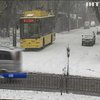 У Києві випав перший сніг
