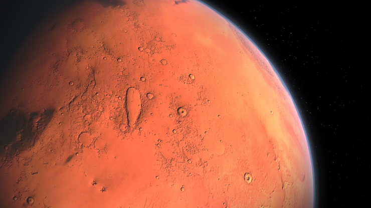 Марсоход проведет бурение поверхности красной планеты. Илл.: pixabay.com