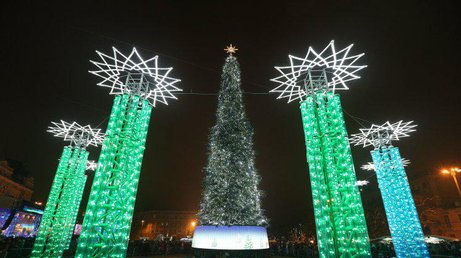 Украина победила в рейтинге лучших новогодних елок Европы