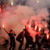 "Шахтер" - "Рома": футбольные фанаты устроили массовое побоище (видео)