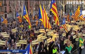 В Испании прошли митинги сторонников независимости Каталонии
