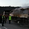 Смертельное ДТП в Турции: автобус врезался в фуру и сгорел