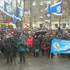 Рабочие "Криворожстали" вышли на масштабный митинг с требованием повышения зарплаты