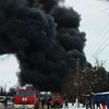 В Черновцах горит один из крупнейших рынков Украины