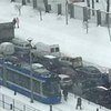 В Киеве ДТП на Борщаговской заблокировало движение в центр 