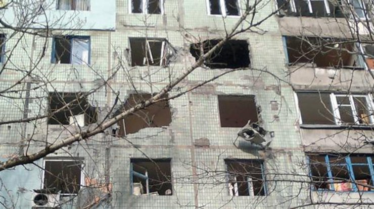 Попали в дом на улице Лермонтова. Илл. фото: Facebook.com/Вячеслав Аброськин