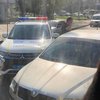 Во Львове полицейский протаранил гражданскую машину