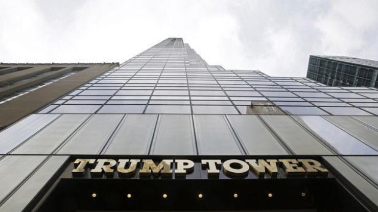 В Нью-Йорке загорелся небоскреб Трампа