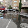В Одессе пылает паркинг в элитной высотке: людей эвакуируют (видео)