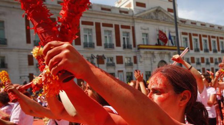 В Мадриде прошла многотысячная демонстрация против корриды.