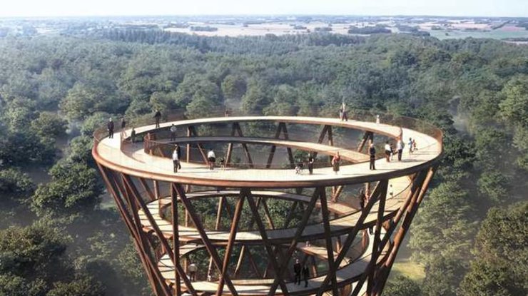 В Дании построят деревянный небоскреб в форме спирали