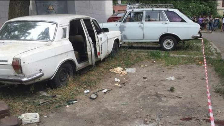 Взрыв авто в Киеве 