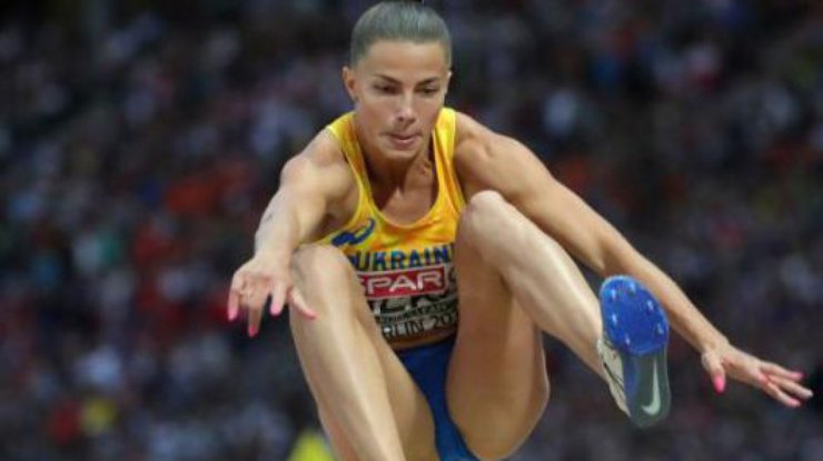 Украинская легкоатлетка по прыжкам в длину Марина Бех