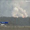 Пожар в Балаклее: к борьбе с огнем привлекли 9 экипажей спасателей
