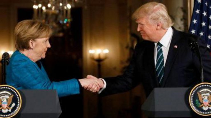 Дональд Трамп и Ангела Меркель провели беседу. Илл.: 24tv.ua