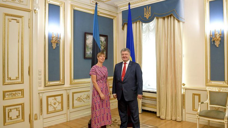 Петр Порошенко и Керсти Кальюлайд встретились в Киеве. Фото: president.gov.ua