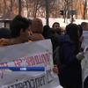 Студенти Одеського медуніверу вийшли на протест проти маніпуляції МОЗ із вишами