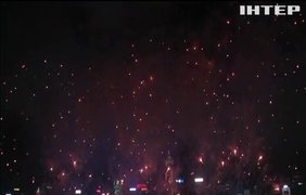 Новорічний феєрверк у Гонконзі спостерігали 300 тисяч глядачів (відео)
