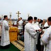 Крещение Господне с Предстоятелем УПЦ на набережной Днепра: как это было (фоторепортаж) 